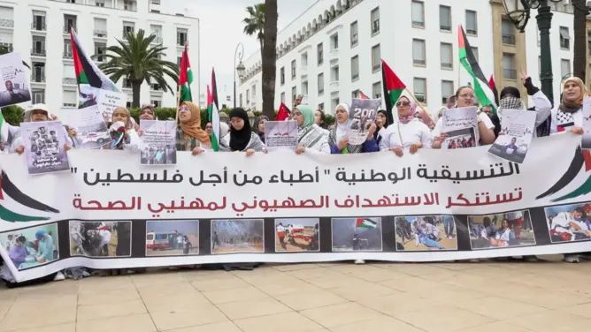 أطباء مغاربة يضربون عن الطعام احتجاجا على مجازر التجويع بقطاع غزة