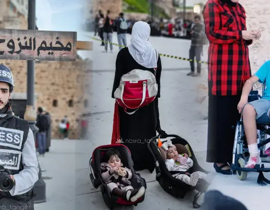 محاكاة حرب غزة بطنجة