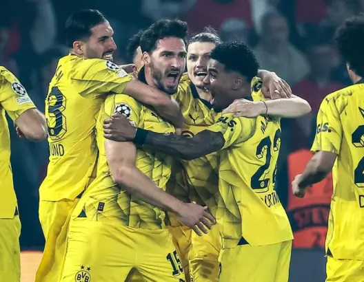 بوروسيا دورتموند يكرر فوزه على “سان جيرمان” وييلغ نهائي عصبة الأبطال للمرة الثالثة