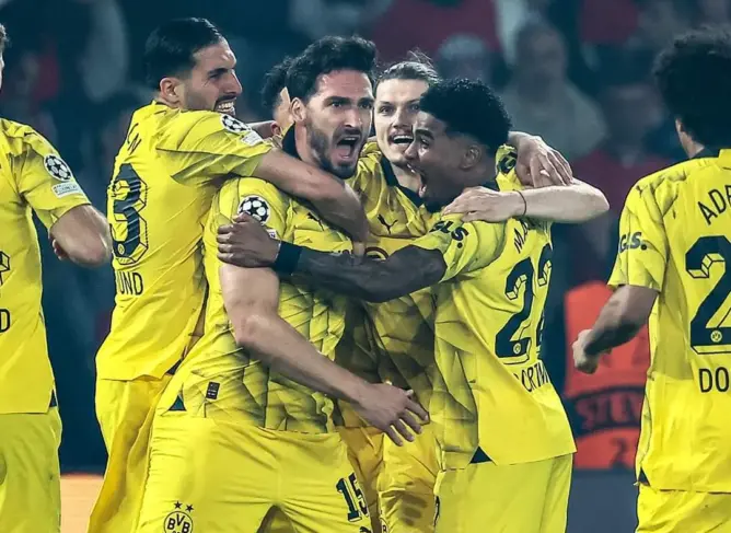 بوروسيا دورتموند يكرر فوزه على “سان جيرمان” وييلغ نهائي عصبة الأبطال للمرة الثالثة