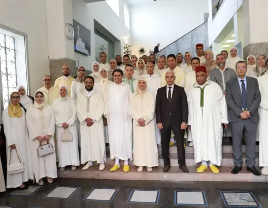 بتعليمات ملكية.. آيت الطالب يستقبل أعضاء البعثة الصحية للحج