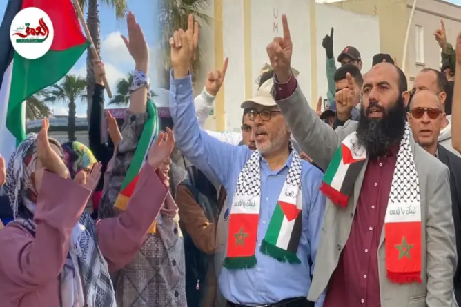 بحضور الداعية العمري..مغاربة بالجديدة يستعجلون إسقـ.ـاط التـ.طبيع
