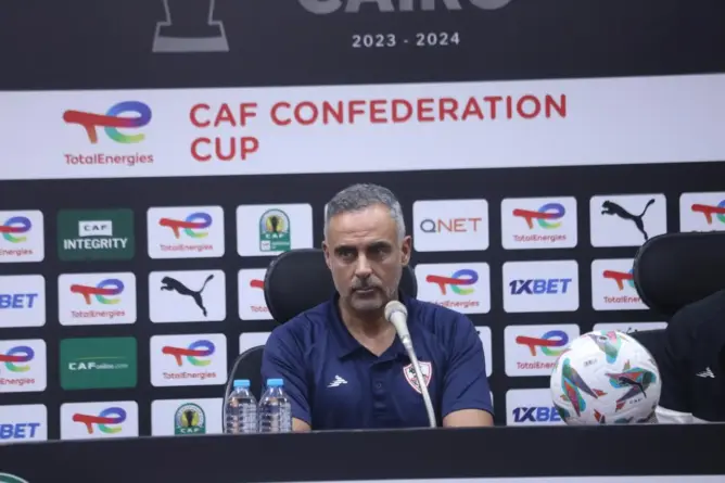 جوميز: الزمالك أكبر من نهضة بركان.. ونستطيع الفوز عليه وتحقيق اللقب