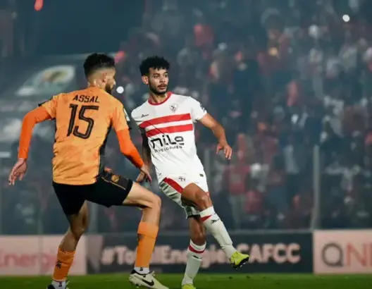 باراة إياب نهائي كأس الكونفدرالية الإفريقية، التي توج بها نادي الزمالك المصري على حساب نهضة بركان