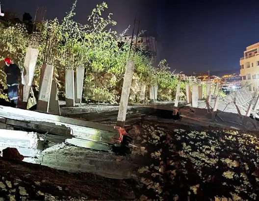 استنفار كبير بعد إنهيار عمارة في طور الإنشاء بطنجة