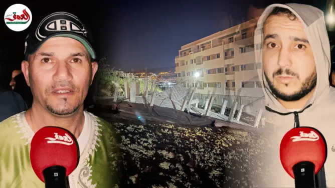 تفاصيل مثيرة لإنهيار عمارة قيد الإنشاء بطنجة