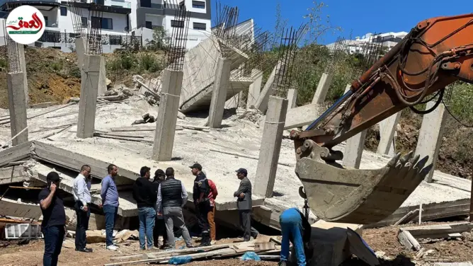 حصري.. العمارة المنهارة بطنجة تم توقيفها في عهد الوالي السابق امهيدية
