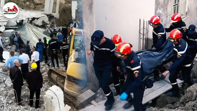 بعد ساعات من البحث.. انتشال جثة حارس من تحت أنقاض عمارة منهارة بطنجة (فيديو)