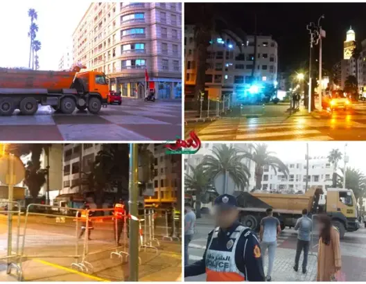 حادث انهيار عمارة بوركون.. السلطات تخلي المباني المجاورة من السكان (صور)