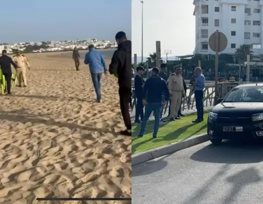 توقيف متشردين وحجز “الباراسولات”.. سلطات طنجة تواصل تحرير الشواطئ (صور)