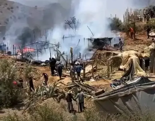 حريق يفاقم معاناة ضحايا زلزال الحوز ومطالب حقوقية تستعجل بناء مساكن المنكوبين