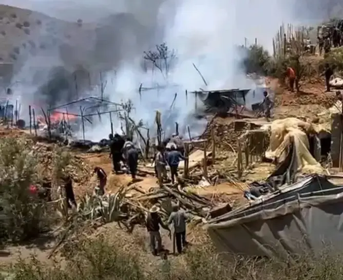 حريق يفاقم معاناة ضحايا زلزال الحوز ومطالب حقوقية تستعجل بناء مساكن المنكوبين