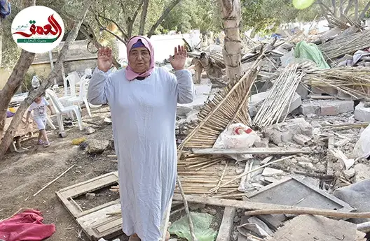 صرخة عجوز بعد هدم منزلها بفاس