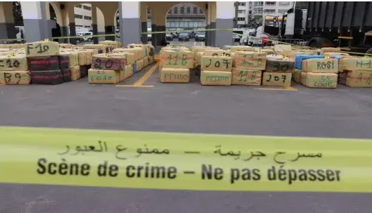 الأمن يحبط عملية كبرى لتهريب 18 طنا من المخدرات بالدار البيضاء