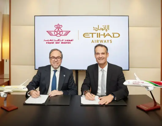 إمكانية الحجز بتذكرة واحدة.. اتفاق بين “لارام” و”الاتحاد للطيران” لتعزيز الربط لزبناء الشركتين