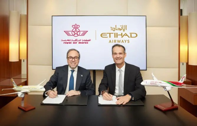 إمكانية الحجز بتذكرة واحدة.. اتفاق بين “لارام” و”الاتحاد للطيران” لتعزيز الربط لزبناء الشركتين