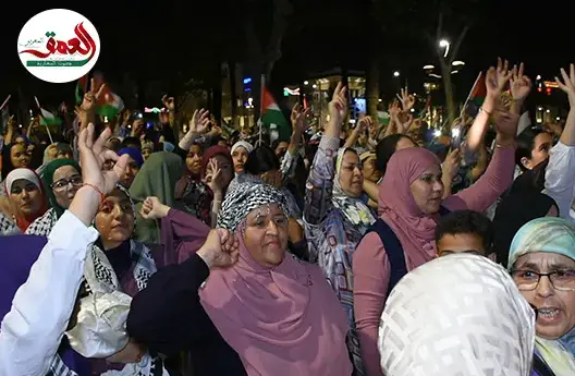 مسيرة حاشدة بفاس تضامنا مع فلسطين