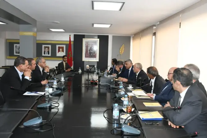أوزين يستقبل وفدا عن الأحزاب الليبية ويبحثان تحقيق الحلم المغاربي المشترك