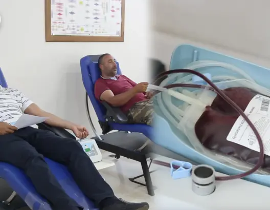 مغاربة يتوافدون على مراكز الدم للتبرع
