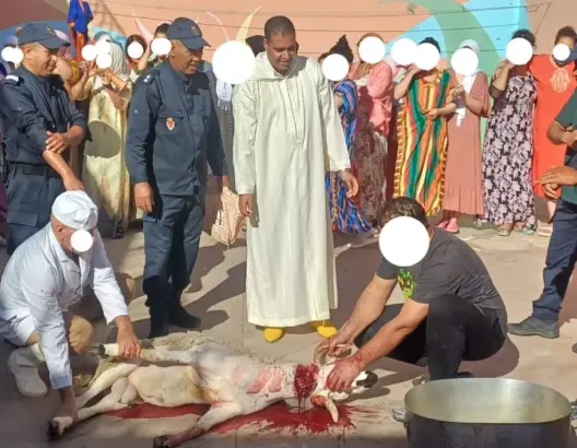 موظفو ونزلاء سجن بني ملال يحتفلون بعيد الأضحى المبارك