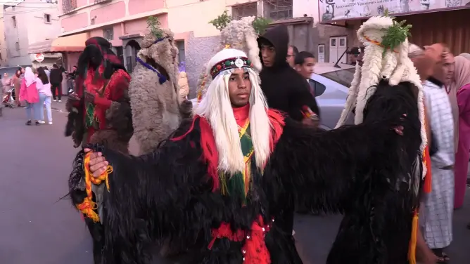 طقوس “بوجلود” تعم سوس