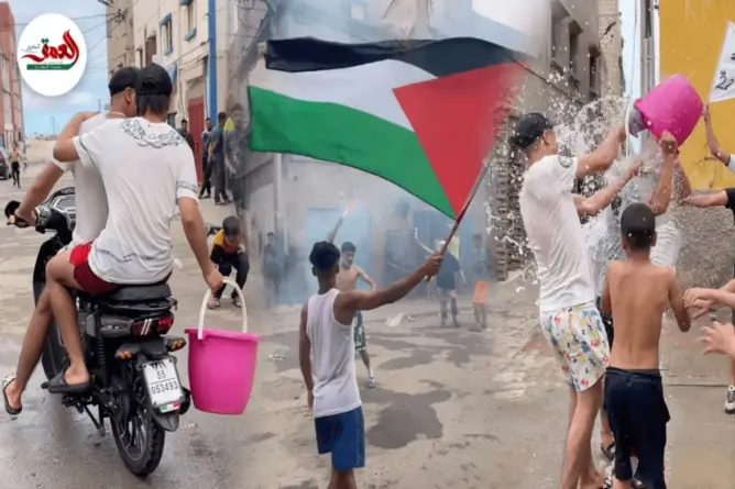 شباب الأحياء الشعبية لأزمور يحتفلون “بحليلو “