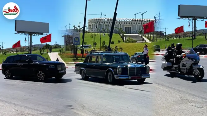 وصول الملك محمد السادس إلى طنجة