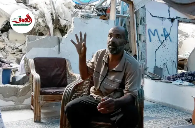 صمود العائلات بغزة ..قصة فلسطيني يرفض التهجير ويصر على المكوث وسط ركام بيته
