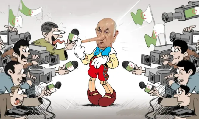 كاريكاتير إعلام الجزائر