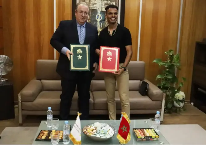البريد بنك يوقع عقد رعاية رسمية مع الاعب البارالمبي أيوب السادني
