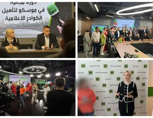 “اسأل أكثر”.. إعلاميون عرب يتعرفون على تجربة RT بموسكو وصمودها في وجه العقوبات الغربية
