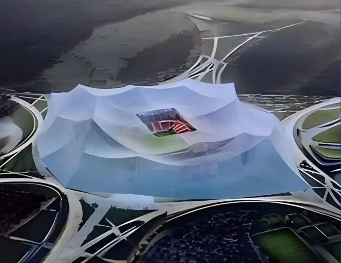 مدرجات من 7 طوابق ومرافق عالمية.. المغرب يكشف تصميم أكبر ملعب في العالم
