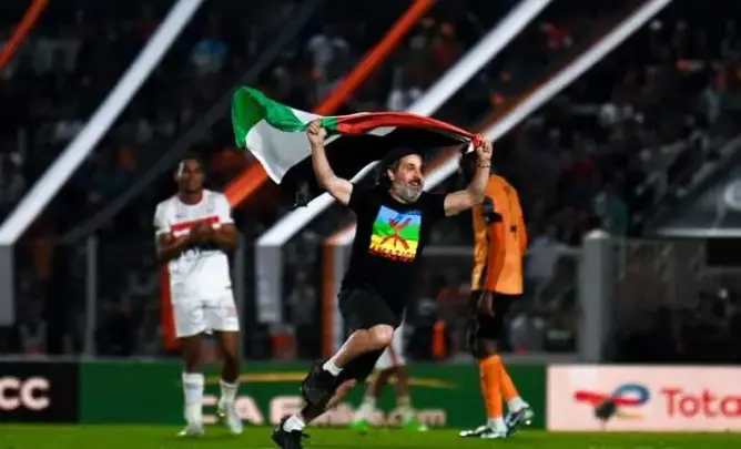 ابتدائية بركان تصدر حكمها بحق المشجع حامل العلم الفلسطيني في مباراة الزمالك