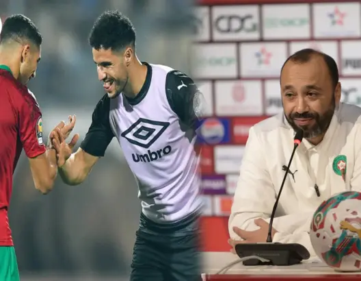 السكتيوي يكشف أسباب اختيار حكيمي ورحيمي والمحمدي