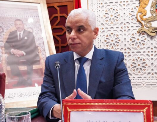 وزير الصحة والحماية الاجتماعية، خالد أيت الطالب