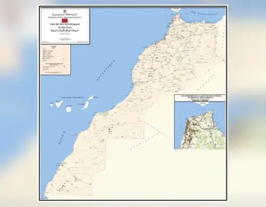تضم المواقع التاريخية بالمملكة.. وزارة الثقافة تعلن عن أول خريطة أثرية للمغرب
