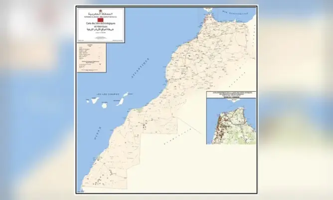 تضم المواقع التاريخية بالمملكة.. وزارة الثقافة تعلن عن أول خريطة أثرية للمغرب