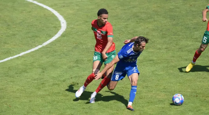 استعدادا للأولمبياد.. المنتخب المغربي يفوز وديا على فريق فيلفرانش بوجولي الفرنسي