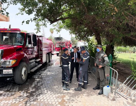 حريق بمستشفى مراكش