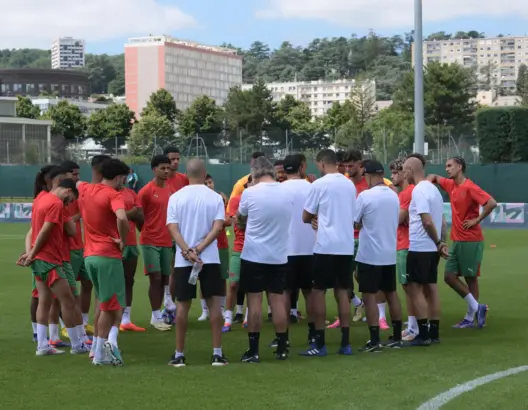 المنتخب الوطني يُنهي استعداداته لمواجهة أوكرانيا