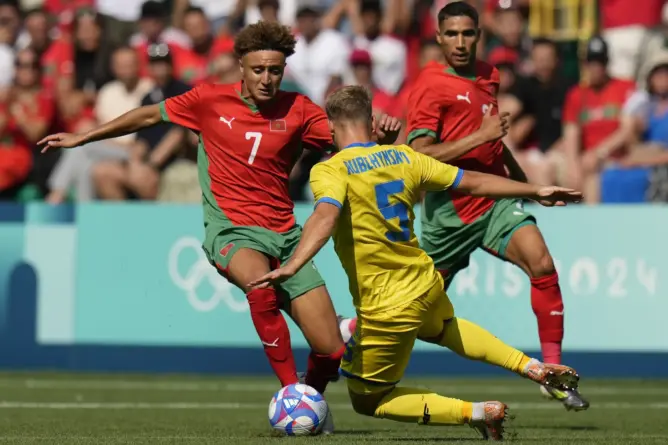 بسيناريو قاتل.. المنتخب الأولمبي ينهزم أمام أوكرانيا ويؤجل تأهله لربع النهائي