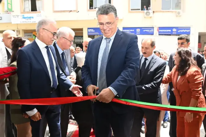وهبي يشرف على تدشين مقرات محاكم بطنجة