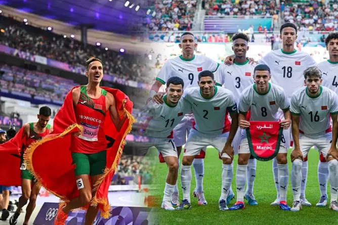 بعد التتويج الأولمبي.. 200 مليون للبقالي و40 مليونا لكل لاعب بالمنتخب المغربي