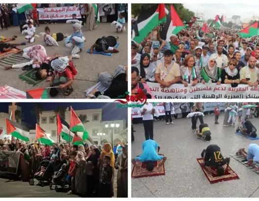 “مجزرة الفجر” تخرج مظاهرات غاضبة بمدن مغربية ومطالب بإغلاق المكتب الإسرائيلي بالرباط