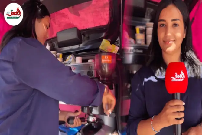 سكينة.. شابة تحدت البطالة بفنجان قهوة