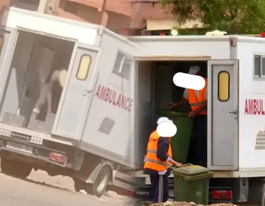 تجمع النفايات وتنقل مواد البناء.. سيارة إسعاف تثير الجدل بأزيلال