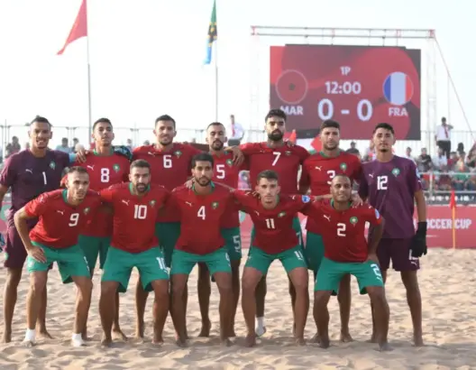 كأس البيضاء للكرة الشاطئية.. المغرب يهزم فرنسا ويتوج باللقب