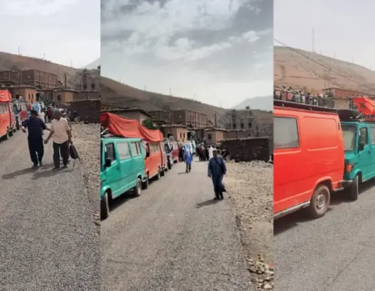 رغم تخصيص 1.5 مليار للمشروع.. “رداءة” أشغال طريق تخرج ساكنة للاحتجاج بأزيلال