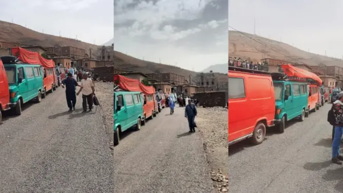 رغم تخصيص 1.5 مليار للمشروع.. “رداءة” أشغال طريق تخرج ساكنة للاحتجاج بأزيلال
