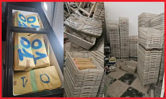 أمن طنجة يحجز زهاء نصف طن من مخدر الشيرا